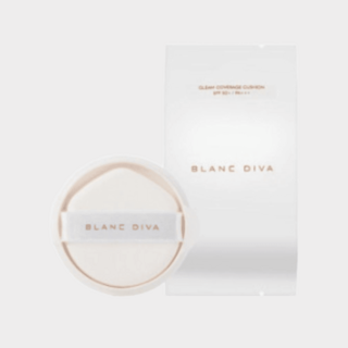 [블리샵]블랑디바쿠션 블랑디바글림커버리지쿠션 리필 13호 자외선차단 밀착커버, 1개