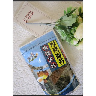 至快鮮 厚烤海苔家庭號100g 椒鹽/川味椒麻 厚切脆口 海苔零食 大包裝 素食, 1個, 椒鹽風味100g(家庭號大容量）(全素）