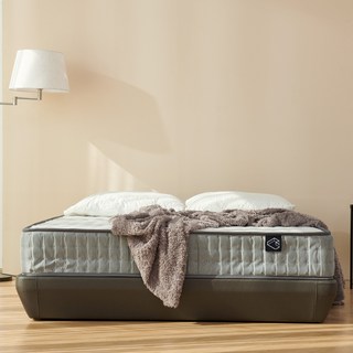 인테리어레시피 호텔 침대 파운데이션 + 매트리스 포함 방문설치, 본넬 스탠다드 21cm, 다크그레이