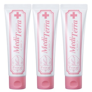 [임상평가완료] 메디테라 시린이 전문치약 계면활성제 없는 천연 고불소, 3개, 120g