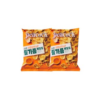 피코크 고소한 들기름 메밀칩, 2개, 120g