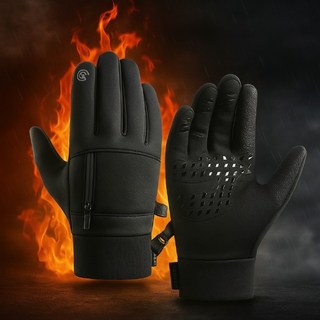 그립온 오토바이 등산 낚시 방한장갑 스마트폰 터치 방수 장갑