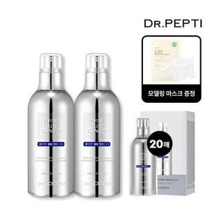 [닥터펩티] 펩타이드 볼륨에센스 2.0 100ml 2개 +(증정)파우치20매 +(증정)모델링마스크팩, 상세 설명 참조, 상세 설명 참조, 상세 설명 참조