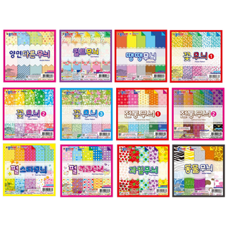 종이나라 종이나라 1500 무늬색종이, 꽃무늬4(꽃밭)