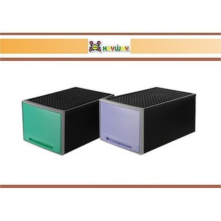 聯府 CKB899 抽屜整理箱 2入組 65公升 台灣製, 紫色, 1個