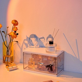 香水收納櫃 防塵化妝品展示盒, 1個, 小號 加厚