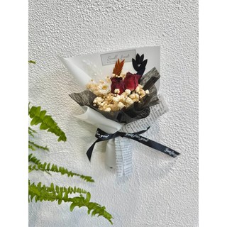 迷你花束 婚禮小物 生日送禮 乾燥花 畢業花束 畢業送禮 聖誕花束 母親節 禮物 花束, I(不含燈串、不含透明袋)
