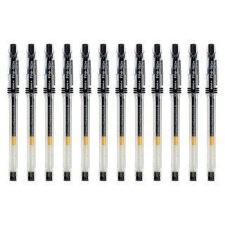 동아 파인테크 FineTech 0.5mm / 중성펜 젤펜 젤잉크펜 중성펜0.5 다꾸펜 동아파인테크 동아중성펜, 12개, 블랙