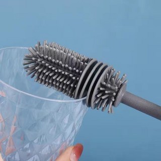 360度旋轉杯刷 奶瓶刷 茶漬長柄瓶子洗杯刷, 衝量活動：1把, 1個