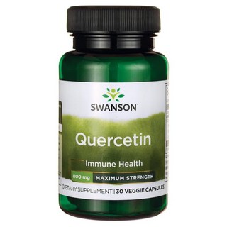 Swanson 斯旺森 檞皮素素食膠囊 800mg, 30顆, 1罐