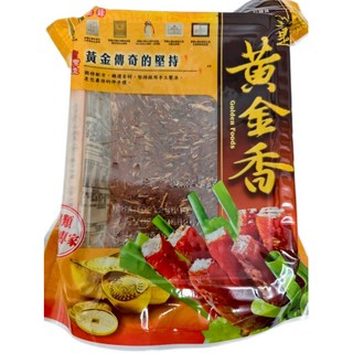 黃金香肉乾 櫻花蝦杏仁豬肉紙(中) 台灣特色零食 薄脆香酥, 110公克, 1個