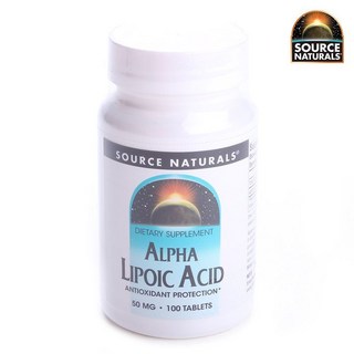 SOURCE NATURALS 硫辛酸錠 50mg, 1入, 100顆, 100顆