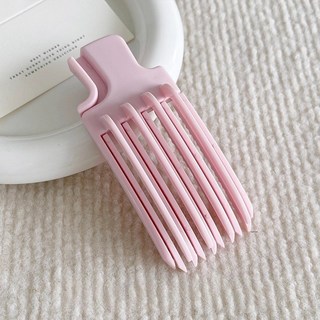 髮夾 風塑梳 高顱頂神器 風塑梳 新款髮夾 頭髮髮根蓬鬆神器 前額劉海定型夾 髮根定型 劉海夾 美髮夾, 1個, 韓粉-新款