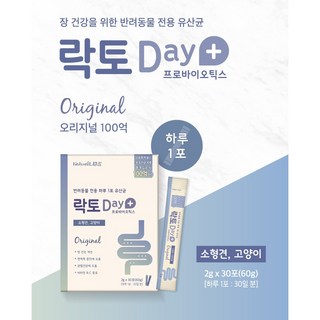 네츄럴랩 반려동물 락토데이 영양제 30p, 60g, 장건강/유산균, 1개