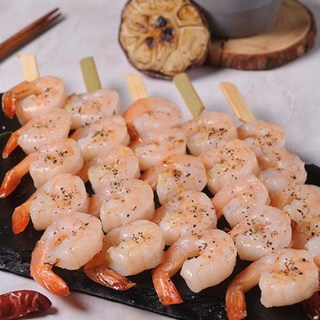 삼삼한 허브갈릭새우꼬치200g(5꼬치)X2팩, 200g, 2개