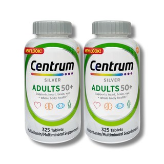 센트룸 실버 50세이상 공용 멀티비타민 650정 (325정+325정), 2개, 325정