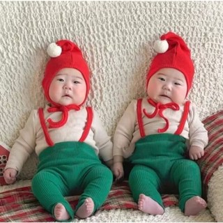 寶寶耶誕造型連身裝 帽子 寶寶聖誕裝 週歲裝 寶寶節慶裝 寶寶造型裝