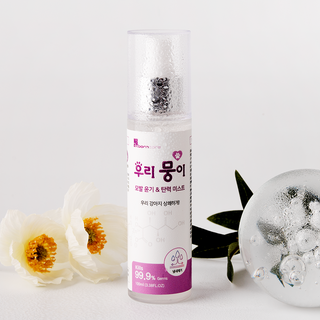 우리뭉이 미스트 강아지 반려동물 애완동물 모발 윤기 탄력 냄새제거 항균 살균 피부질환 개선 진드기 예방 기피효과 탈취 보습, 1개, 100ml