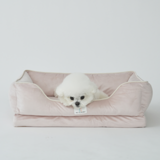 런레이더 반려동물 베개 꿀잠 방석 S04, 핑크, 1개