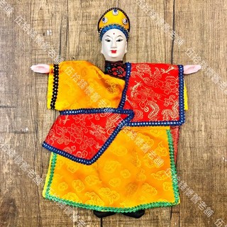 西遊記布袋戲偶組：孫悟空、豬八戒、沙悟淨、唐僧等經典角色，台灣懷舊掌中戲童玩，精緻工藝，交換禮物首選, 1個, 唐僧