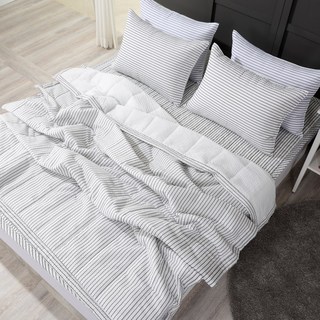 여름이불 시어서커 스트라이프 차렵이불 단품