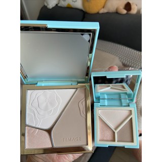 彩棠TIMAGE 三色修容盤 17g 高光修容 自然立體妝感 提亮膚色 修飾輪廓, 1個, A02月輝清【2g分裝試色小樣】