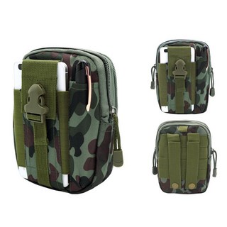 黑皮釣具 野戰多功能腰包 釣魚包 隨身包 運動包 慢跑包 戰術DIY配件包 自由組合包, 迷彩