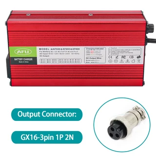 호환 OLED 디스플레이가 있는 리튬 이온 배터리 스마트 충전기 냉각 선풍기 84V 5A 20S 72V 74V, 04 AU(200-240V), 01 CHINA, 07 GX16-3pin 1P 2N