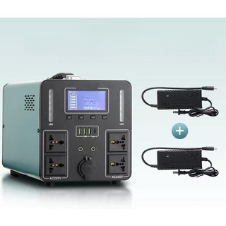 차박파워뱅크 220v 밧데리 버스킹 배터리 대용량 야외, 0mAh, 1개, 4000W 4kWh 충전+차량 충전기
