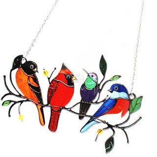 벽걸이 새 장식 4마리 인테리어장식 빈티지소품 인테리어소품