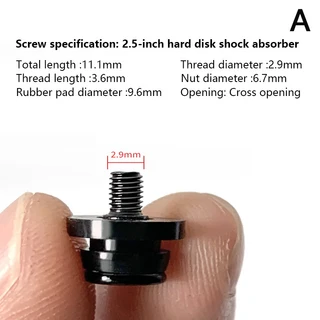 케이스 컴퓨터 충격 방지 나사 흡수 3.5 인치 또는 HDD 10 개, 02 A