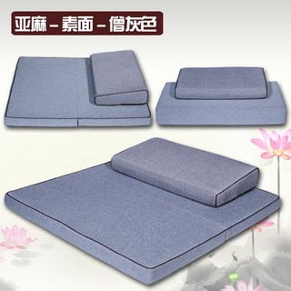 108배 절 높은 큰 전통 좌식 방석 쿠션 명상 방석매트, AD_80X80CM (가방 포함)