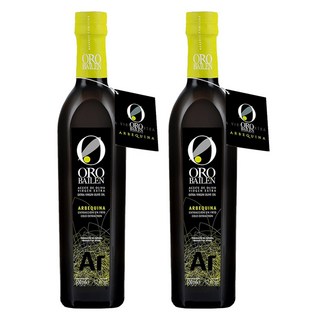 오로바일렌 아르베키나 엑스트라 버진 올리브 오일, 2개, 500ml