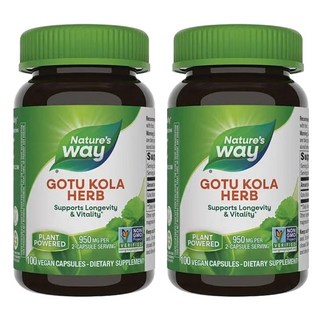 네이쳐스웨이 고투 쿨라 허브 950mg 베지테리안 캡슐, 100정, 2개