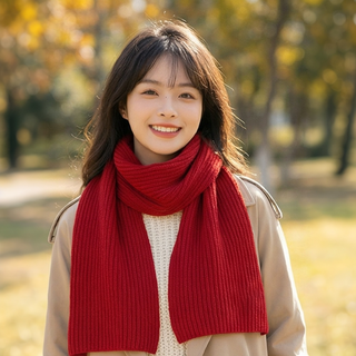 R Succeed I 여성 겨울 데일리 목도리 따뜻한 소프트 에 베이직 머플러