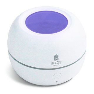 프로살림 충전식 쪽쪽이 살균기 휴대용 소독기, PUSPO-08, 화이트