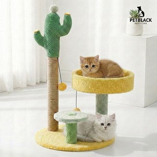 고양이 미니 캣타워 스크래쳐, A형 미니 선인장 스크래쳐 캣타워