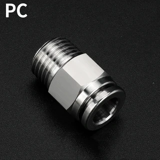 호환 304 스테인리스 스틸 공압 호스 피팅 PC PCF PL SL 퀵 릴리즈 밸브 파이프 피팅 1/8 1/4 3/8 1/2BSPT, 03 PC, 20 4mm-M5, 03 PC