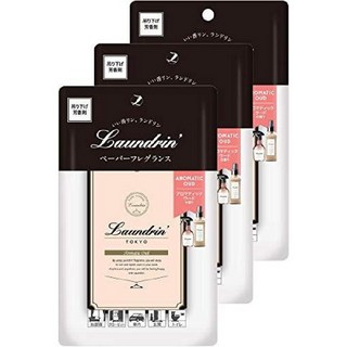 일본 란돌린 페이퍼 프래그런스 매달려 클래식 꽃무늬(종이향수) 3개, 아로마 우데 3 개 세트