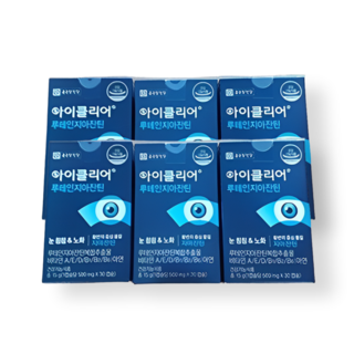 종근당건강 아이클리어 루테인 지아잔틴, 30정, 180개