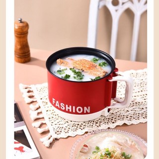 電煮鍋 麥飯石折疊多功能家用迷你火鍋 煮飯神器, 1個, 朱砂紅【可泡面煲湯】1.8L不粘鍋【把手可折疊】單鍋