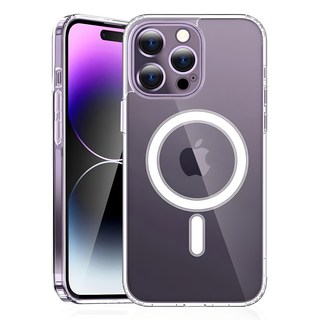 큐빅스 변색방지 맥세이프 호환 실리콘 젤리 휴대폰 케이스