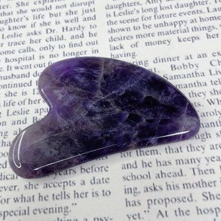 泰福晶品選物 刮痧板, 1個, 紫水晶