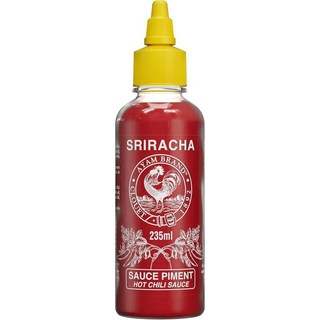 AYAM Sriracha 소스 Hot Chili 소스 8.1 fl 온스 (235 ml) Halal Certified, 사이즈, 1개, 235ml