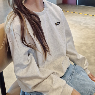 [국내매장정품] 내셔녈지오그래픽 키즈 스몰로고 키즈 맨투맨 긴팔 베이직