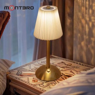montero 감성 무선 LED 포터블 터치조명 집들이 생일 신혼선물 미니조명 취침 수유 수면등 침실 무드등 간접 테이블조명, 베이지