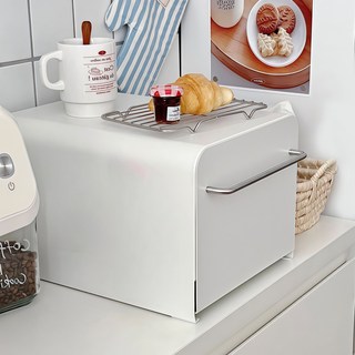 다용도 서랍식 수납선반 주방 화장품 정리함, 1개, 화이트