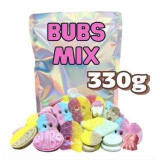 Bubs 스웨덴 스웨디시 캔디 젤리 믹스 1kg, 1개, 330g