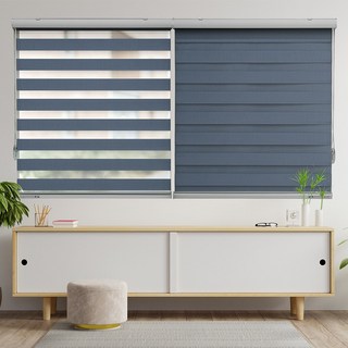 빛고운창 주문제작 베이직 콤비블라인드 색상맞춤 듀오