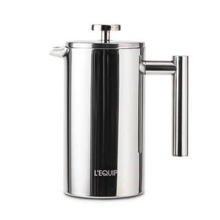 L'EQUIP 不鏽鋼法式濾壓壺 800ml LFP-SS800, 單一顏色, 1個